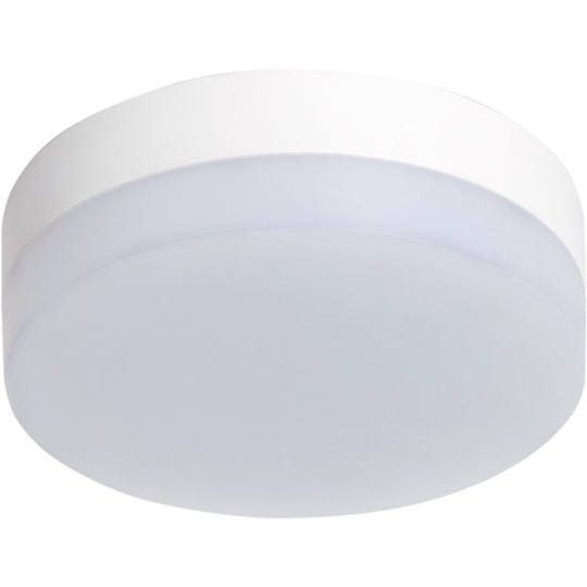 Plafond BABIECA 1x24W LED 1920lm 6500K 120° Alt.5,5xD.22,5cm Branco