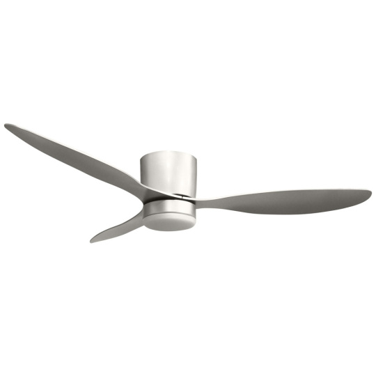 Ceiling fan DC NASIM silver, 3 blades, 16W LED 4000K, H.22xD.132cm