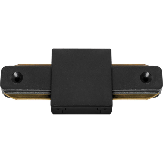 "I" shaped connector for LINE PRO X2 track (2 wires) in black aluminum