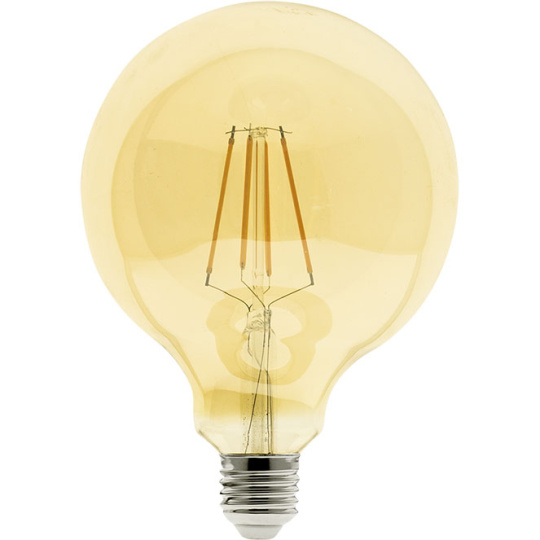 Light Bulb E27 (thick) Globe JOBIM LED D125 8W 2200K 850lm Amber-A+