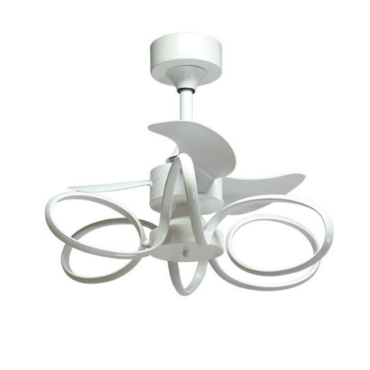 Ceiling fan KARLA white 3 blades 65W+65W LED 3000|4000|6000K H.50xD.63cm