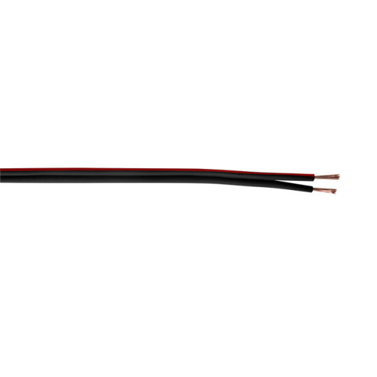 Cable columna 2x1,00mm2 negro/rojo