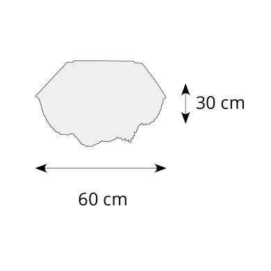 Plafón CAMILA 10xG9 Al.30xD.60cm Cristales y Hoja Niquelada Cromo