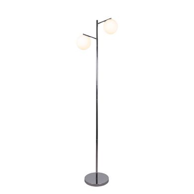 Floor Lamp AIMEE 2xE27 H.170xD.42cm chrome