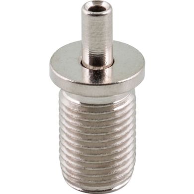 Cord grip M10x1 without stop, in nickel plated brass