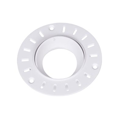 Recessed frame ONASSIS for drywall round H.3xD.9,5cm Polycarbonate (PC) White