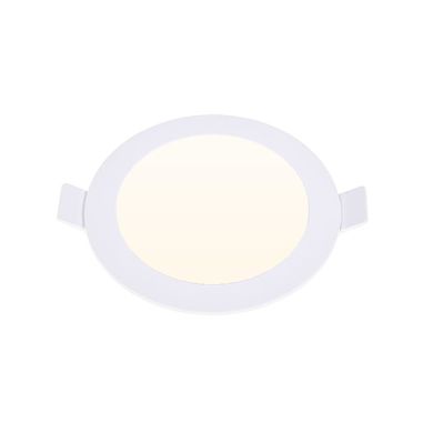 Downlight Empotrable INTEGO 2.0 PC redondo 6W LED 600lm 4000K 120° Al.2,5xD.12,5cm Blanco