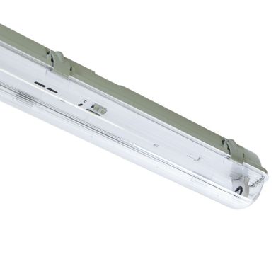 Waterproof Lamp LINESTA IP65 1xG13 T8 LED 60cm W.65,6xW.8,0xH.9,0cm Gray