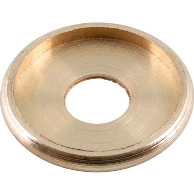 Anilha D.25cm Alt.3,5cm, D.interior.25mm, furo 10,5mm, em latão (em bruto) (BTC3)