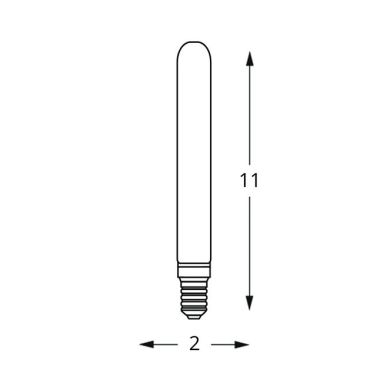 Light Bulb E14 (thin) T20 CLASSIC DECOLED 4W 2200K 400lm Amber-A+