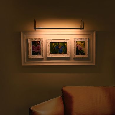 Wall Lamp VHILS 1x12W LED 960lm 2700K L.92xW.15xH.18cm Satin Nickel