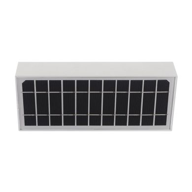 Aplique solar SANDOVAL IP65 3W LED 900lm 3000K C.23xAlt.4,27cm Branco