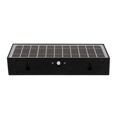 Aplique Solar SANDOVAL IP65 3W LED 900lm 3000K L.23xAl.4,27cm Negro