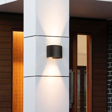 Wall Lamp SALAS IP65 2x3W LED 500lm 3000K L.14xW.12xH.10cm White