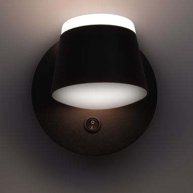 Wall Lamp MYRIAM 10W LED 625lm 4000K L.12xW.12,8xH.12cm black