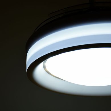 Ceiling fan DC TITAN white, 4 retractable blades, 72W LED 3000|4000|6000K, H.35xD.108/50cm