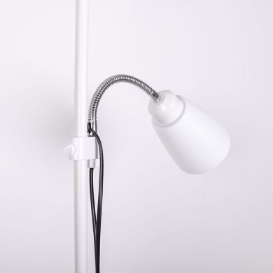 Floor Lamp VARESE with reading arm (1+1)xE27 H.178xD.28cm white