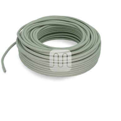 Flexible round fabric covered electrical cable H03VV-F 2x0,75 D.6.8mm string TO430