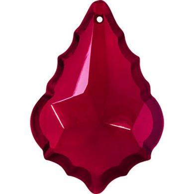 Bacalhau de cristal 6,3x4,3cm 1 furo vermelho