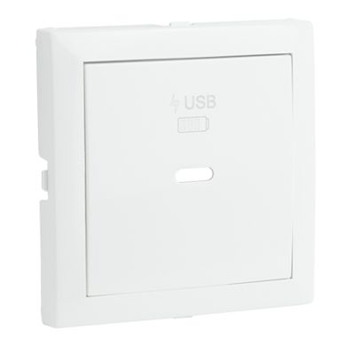 Tapa para Cargador USB Tipo C Power Delivery en blanco