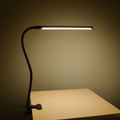 Table lamp OFFICE 7W LED 4000K with clip H.70xD.2,3cm in black