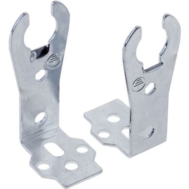 Metal bracket with holes for M3 screws L-shape