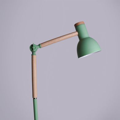 Floor Lamp TEACHER 1xE27 H.150xD.22cm matte Green/Wood