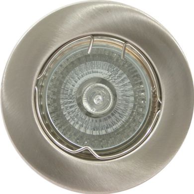 Frame for Downlight JUNO round fixed H.1,6xD.8cm Satin Nickel