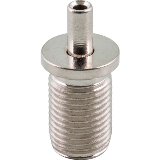 Cord grip M10x1 without stop, in nickel plated brass