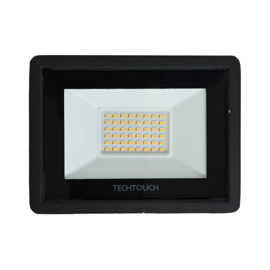 Proyector X2 SUPERVISION IP65 1x30W LED 3000lm 6500K 120°L.16xAn.2,8xAl.12cm Negro