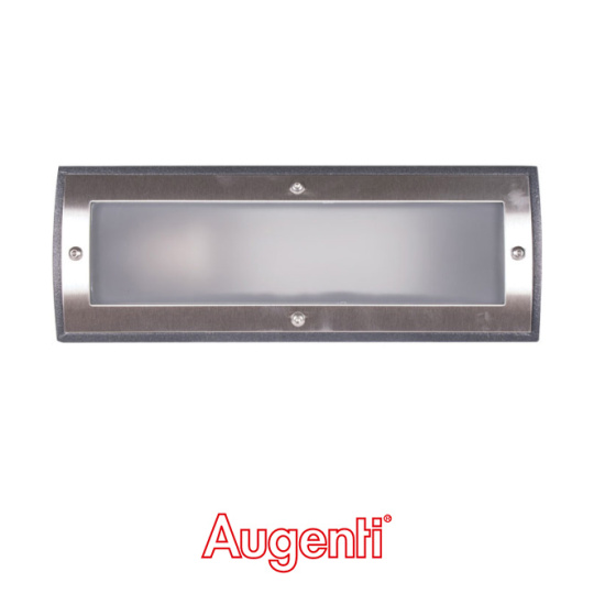 Recessed Wall Lamp GEMINI IP65 1xE27 L.25,4xH.9,2cm Anthracite