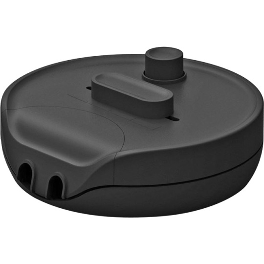 Regulador de pie con interruptor pulsante 4-25W LED Ret | 4-250W INC | 11-25W CFL, negro