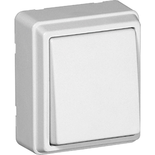 Single Pole Switch 3700 10AX 250Vac in white