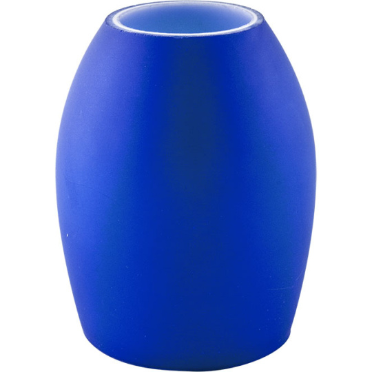 Blue glass tulip for E14 lampholder 9,5xD.7,5cm