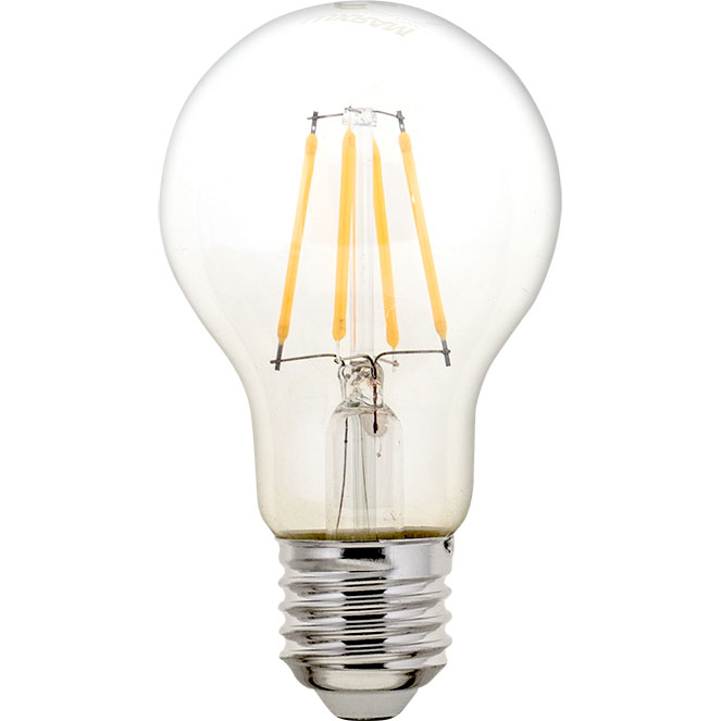 Ampoule LED, E14, Standard, Transparent, filaments, 2700K, 806 lm